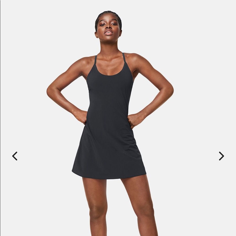 Outdoor voices exercise dress, small, black